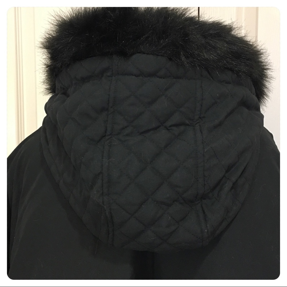 New! WOMAN WITHIN DOWN FEATHER BLACK Parka - Picture 6 of 6